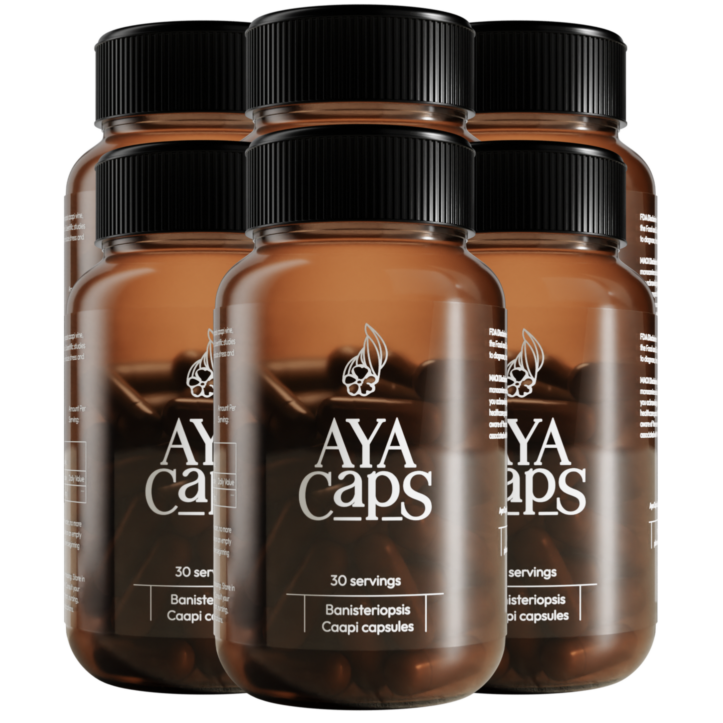 Buy 3 Aya Caps, Get 3 Free - Ayahuasca Vine Microdoses (180 Servings)